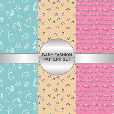 Sorunsuz bebek moda desen seti