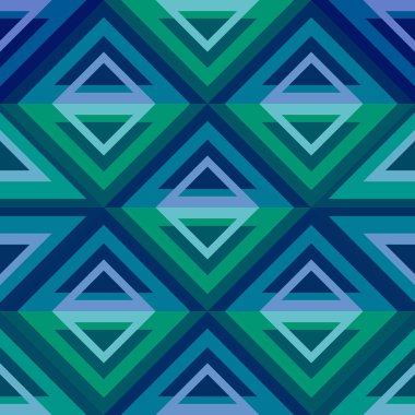Kabile elmas tarzı renkli vektör çizim moda tekstil baskı ve sarma için ile geometrik soyut seamless modeli.