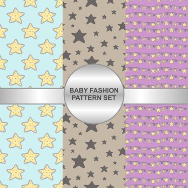 Sorunsuz bebek moda desen seti