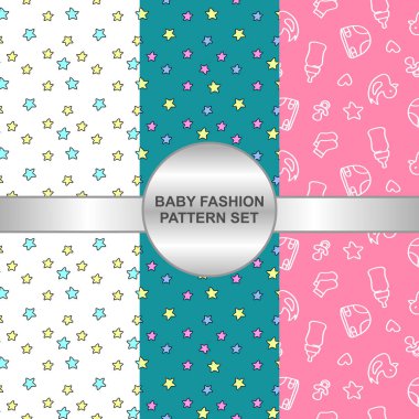 Sorunsuz bebek moda desen seti