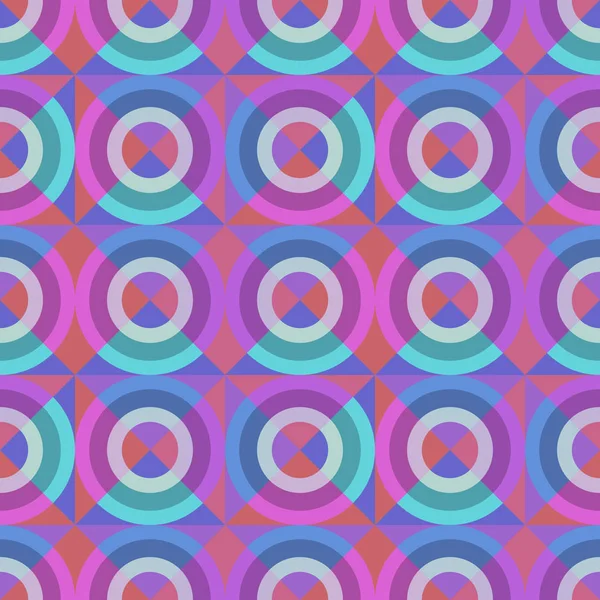 Vintage moda daire 90s ile geometrik Dikişsiz desen arka plan renkleri.
