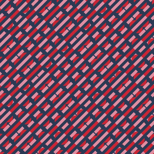 Kız gibi geometrik soyut seamless modeli kadınsı renkler ve benzersiz alışılmadık şekli ile. Vektör çizim için kaydırma, moda ve tekstil baskı.