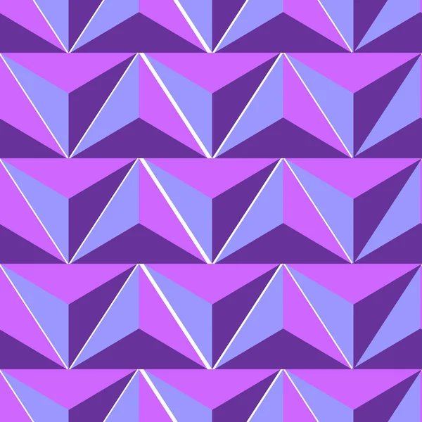 三角形 スタイルの背景がシームレスな幾何学的なシームレス パターン カラフルなモダンな三角形マルチ カラーのベクトル図 — ストックベクタ