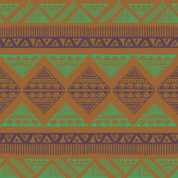 Modèle Abstrait Vintage Tribal — Image vectorielle