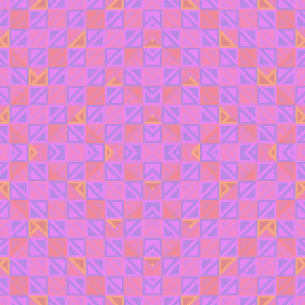 Girly Geométrico Abstrato Sem Costura Padrão Fundo Multicolorido Com Cores — Vetor de Stock
