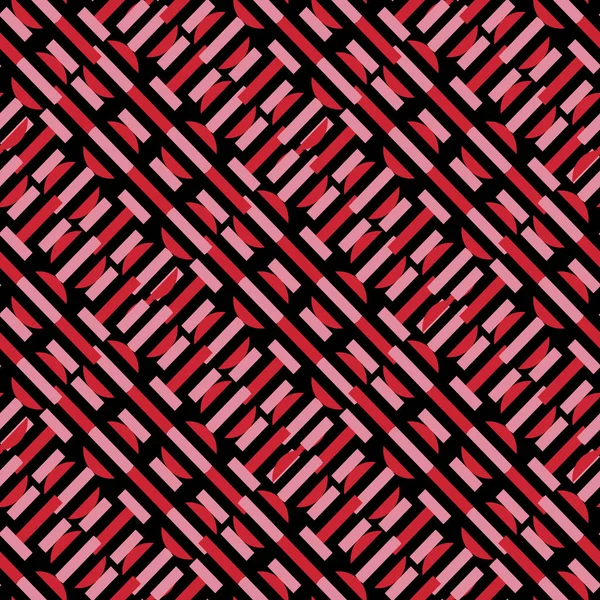 Kız gibi geometrik soyut seamless modeli kadınsı renkler ve benzersiz alışılmadık şekli ile. Vektör çizim için kaydırma, moda ve tekstil baskı.