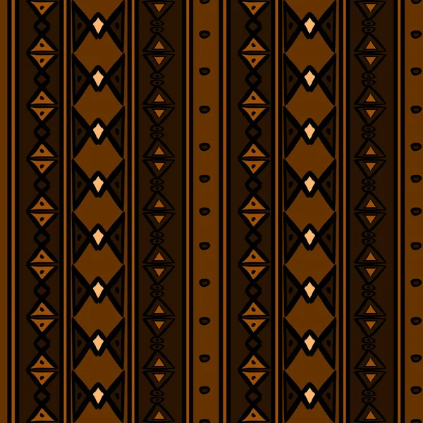 Patrón Tribal Vectorial Con Estilo Africano Dibujado Mano Étnico Cultural — Vector de stock