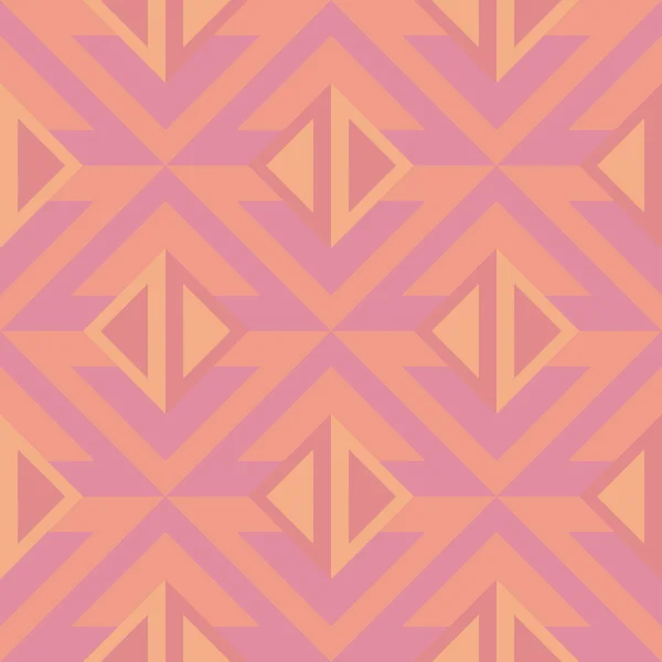 Girly Geometrische Abstracte Naadloze Patroon Multicolor Achtergrond Met Pinky Kleuren — Stockvector