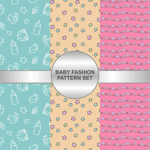 Sorunsuz bebek moda desen seti
