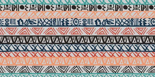 Kabile tasarlamak vektör. Sorunsuz etnik çizgiler vektör çizim ile el yapımı.