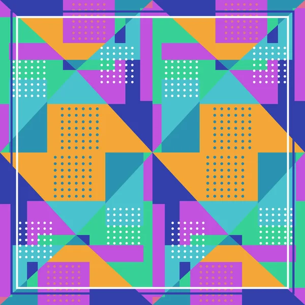 Trendy memphis tasarlamak vektör. Yastık, hijab, eşarp ve tekstil baskı için iyi.