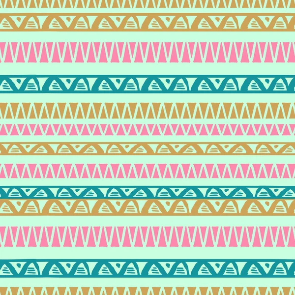 kabile renkli el çizilmiş desen