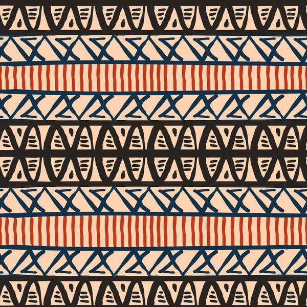 Vintage soyut çizgili kabile desen