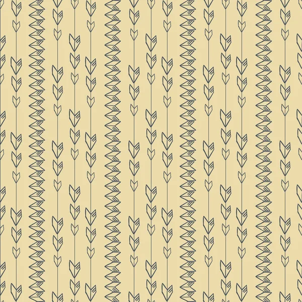 Vintage Aztec Nahtloser Mustervektor Handgezeichnet Küken Hintergrund Für Mode Print Stockillustration