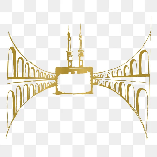 Mecca Vector Hand Drawn Style Royalty Free Stock Vectors