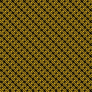 Altın soyut geometrik seamless modeli. Renkli popüler moda tekstil kaydırmayla trendy geometrik desenleri ve altın renkli vektör çizim.