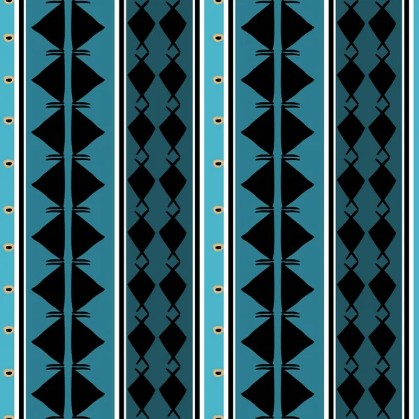 Modèle Tribal Vectoriel Avec Des Couleurs Pastel Bleu Origine Ethnique — Image vectorielle