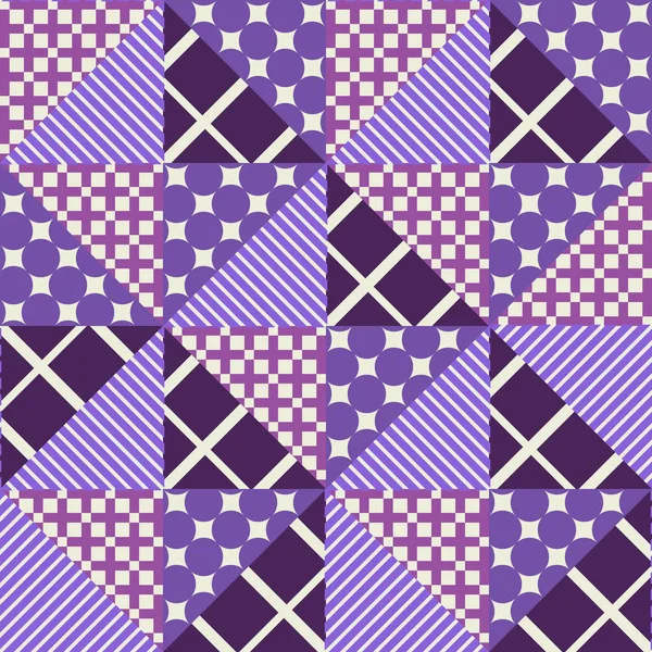 Triangle Violet Féminin Couleurs Motif Abstrait Sans Couture Avec Fond — Image vectorielle