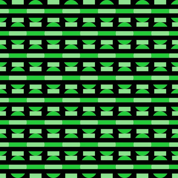 Patrón Inconsútil Geométrico Abstracto Con Colores Verde Negro Nueva Forma — Archivo Imágenes Vectoriales