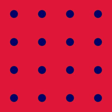 Sorunsuz nokta deseni kırmızı ve mavi