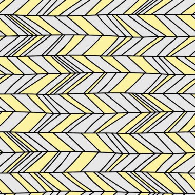 Vintage chevron Dikişsiz desen vektör çizim. Balıksırtı renkli retro arka plan vektör çizim.