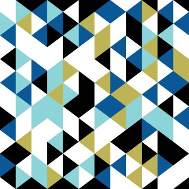 Trendy üçgen geometrik soyut desen vektör çizim