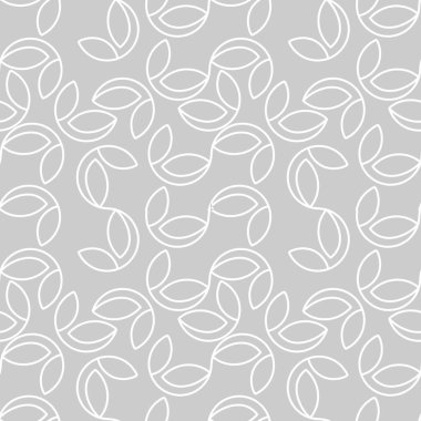 Trendy İskandinav tarzı tek renkli renkli vektör çizim kumaş moda tekstil baskı ve duvar kağıdı sanat için hazır ile geometrik çiçek seamless modeli.