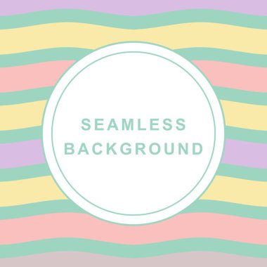 Kesintisiz renkli çizgili desen arka plan vektör çizim moda tekstil baskı için pastel renklerle hat