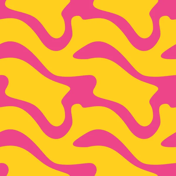Εικονογράφηση Φορέα Χωρίς Ραφή Πρότυπο Χρωματιστά Κύματα — Διανυσματικό Αρχείο