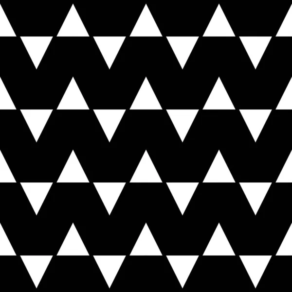Patrón Geométrico Chevron Colores Blanco Negro Formas Sin Costura Abstractas — Vector de stock
