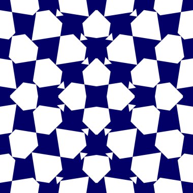 Geometrik soyut rhombus Dikişsiz desen vektör çizim