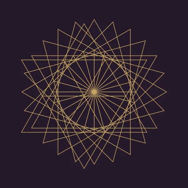 抽象的な古代幾何学パターン — ストックベクタ