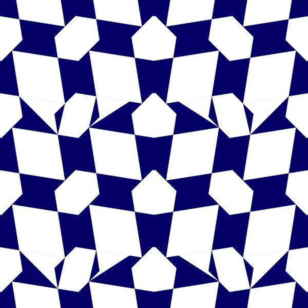 Geometrisch Abstracte Rhombus Naadloze Patroon Vectorillustratie — Stockvector