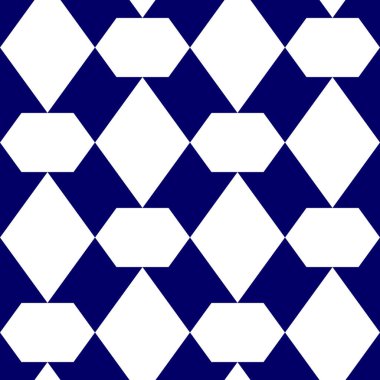 Geometrik soyut rhombus Dikişsiz desen vektör çizim