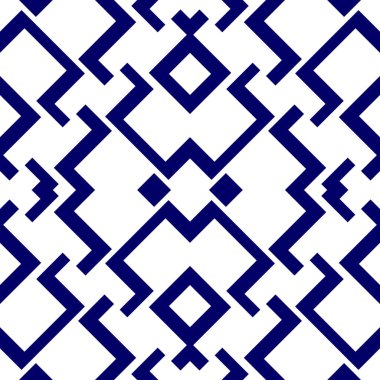 Dikişsiz desen vektör çizim renkleri mavi ve beyaz çizgili. Vintage optik illüzyon arka plan.