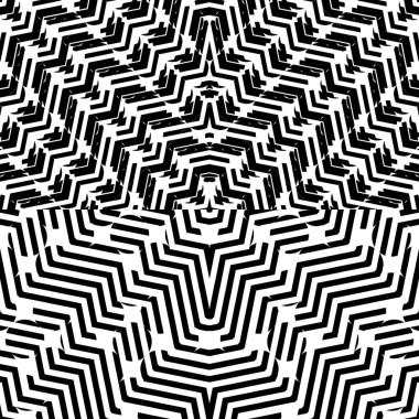 Geometrik çizgili rhombus desen. Sorunsuz kabile vintage tek renkli renkleri çizim moda tekstil baskı için hazır vektör.