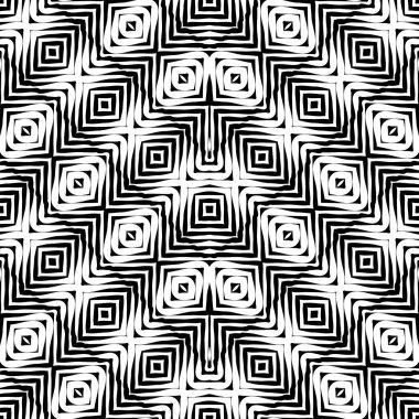 Geometrik çizgili rhombus desen. Sorunsuz kabile vintage tek renkli renkleri çizim moda tekstil baskı için hazır vektör.