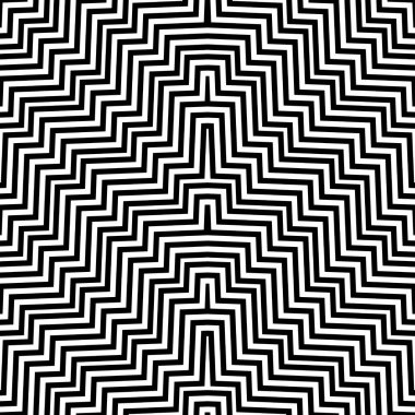 Geometrik çizgili rhombus desen. Sorunsuz kabile vintage tek renkli renkleri çizim moda tekstil baskı için hazır vektör.