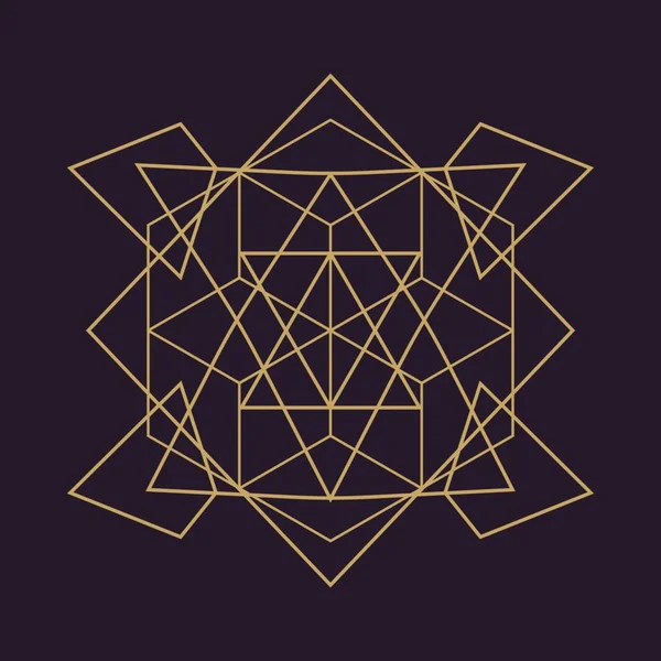 抽象的な古代幾何学パターン — ストックベクタ