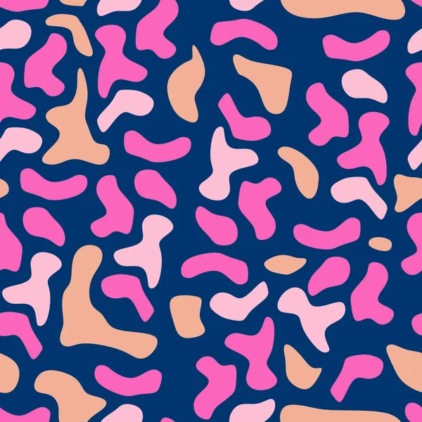 Illustration Vectorielle Motif Sans Couture Camouflage Coloré Tendance Pour Textile — Image vectorielle