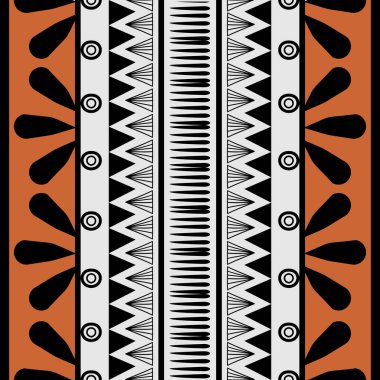 Retro renkleri kabile vektör seamless navajo modeli. Aztek soyut geometrik sanat baskı. etnik hipster vektör arka plan. Duvar kağıdı, kumaş tasarım, kumaş, doku, kapak, tekstil şablon çizimi.