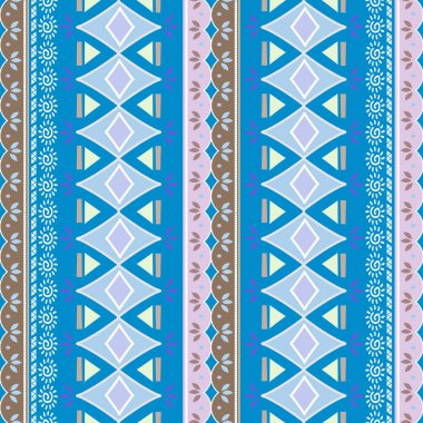 kat geometrik folklor süsleme. Kabile etnik vektör doku. Aztek tarzı kesintisiz çizgili desen. Şekil kabile nakış. Hint, İskandinav, çingene, Meksika, halk desen modaya uygun bir tasarım