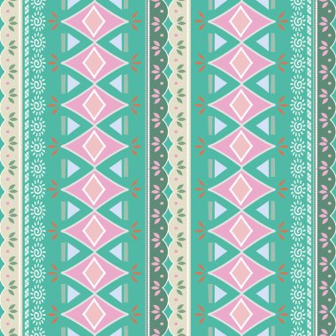 kat geometrik folklor süsleme. Kabile etnik vektör doku. Aztek tarzı kesintisiz çizgili desen. Şekil kabile nakış. Hint, İskandinav, çingene, Meksika, halk desen modaya uygun bir tasarım