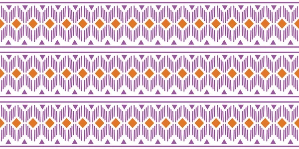 Patrón geométrico étnico oriental sin costura tradicional Diseño para fondo, alfombra, papel pintado, ropa, envoltura, Batik, tela, Vector illustration.embroidery estilo para la moda de las mujeres — Vector de stock