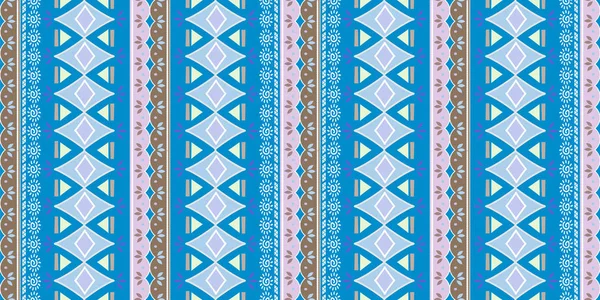 Kat ornamento folclore geométrico. Textura vectorial étnica tribal. Patrón de rayas sin costuras en estilo azteca. Figura bordado tribal. indio, escandinavo, gitano, mexicano, patrón popular de moda colorido — Vector de stock