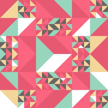 Trendy memphis soyut üçgen Dikişsiz desen renkli korku veren tasarımı için Tekstil baskı ve kaydırma.