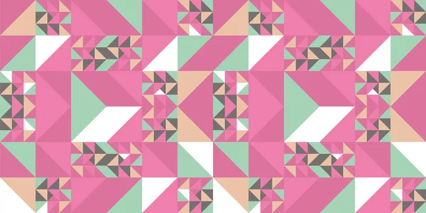 Модний Мемфіс абстрактний трикутник безшовний візерунок барвистий чудовий дизайн для текстильного друку та обгортання . — стоковий вектор