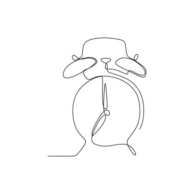 Çalar saat, sürekli çizgi çizme.