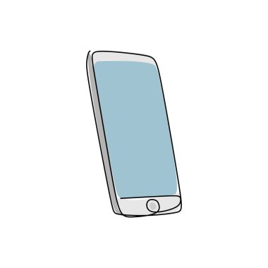 Mobil iletişim cihazlarının sürekli çizgi çizme.