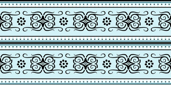 Design of batik tribal seamless pattern ready to print. — Stock Vector